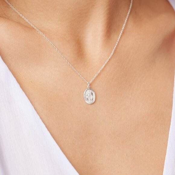 Dainty Necklace For Women, Solid 925 Sterling Silver or 14k Gold Filled Metals, - Picture 5 of 7